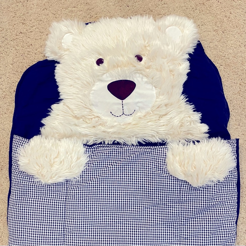 Pottery Barn Shaggy Bear Sleeping Bag